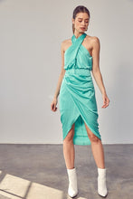 Lataa kuva Galleria-katseluun, WRAP CROSS NECK DRESS
