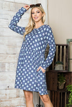 Indlæs billede til gallerivisning Cross Back Polka Dot Dress with Pockets
