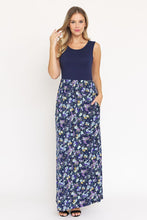 Load image into Gallery viewer, Sleeveless Floral Maxi Dress
