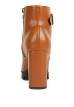 Lataa kuva Galleria-katseluun, Faux Leather Buckle Boots
