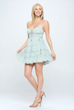 Load image into Gallery viewer, Floral Ruffle Cami Mini Dress
