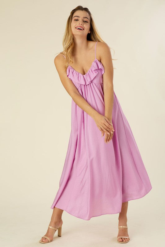 Ruffles Maxi Dress