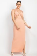 Lataa kuva Galleria-katseluun, Cutouts Side Slit Maxi Dress
